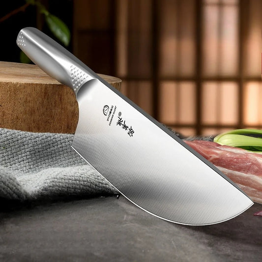 Stainless Steel Butcher Knife for Pork Beef Lamb Slaughtering Boning Cutting Meat Cleaver 5Cr15 Durable Knifes Kitchen Tool